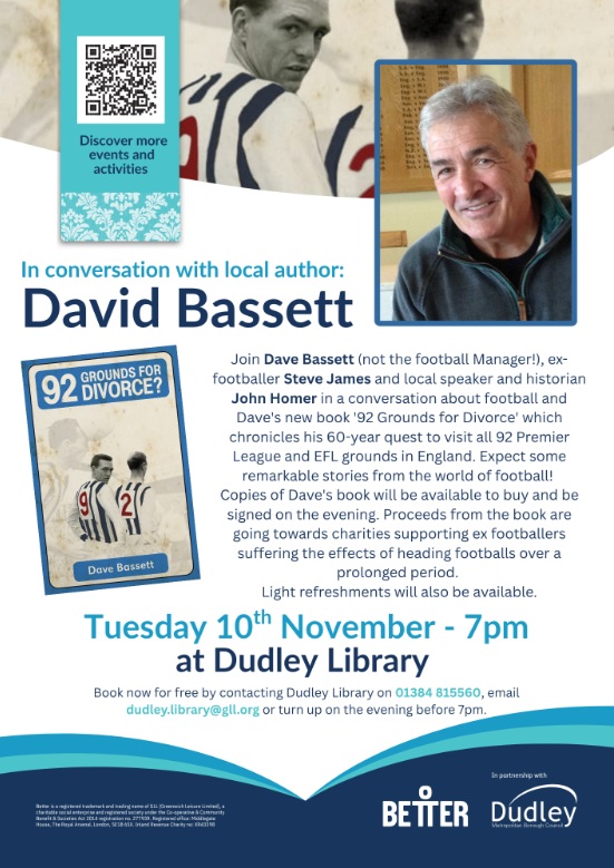 Dudley Library - Author Visit: David Bassett